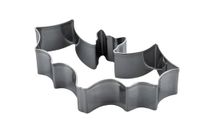 Zenker Uitsteekvormpjes, vleermuis, ideaal voor Halloween en Batman-themafeesten, uitsteekvorm van roestvrij staal, vaatwasmachinebestendig, ontworpen in Duitsland, zilver