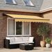 Maison Exclusive - Parasol manuel, 3,5 x 2,5 mètre, couleur sable, 100% polyester