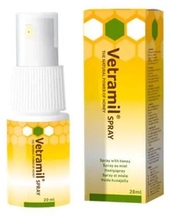 Vetramil Honingspray - 6 x 20 ml - Voordeelverpakking