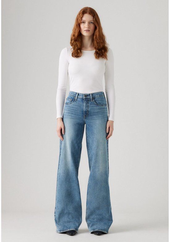 Levi's Jeans 728 High-Rise Wide-Leg W27 x L30 Blauw