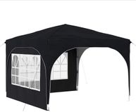 vidaXL Pop-up Feesttent 290 x 290 x 245 cm Antraciet