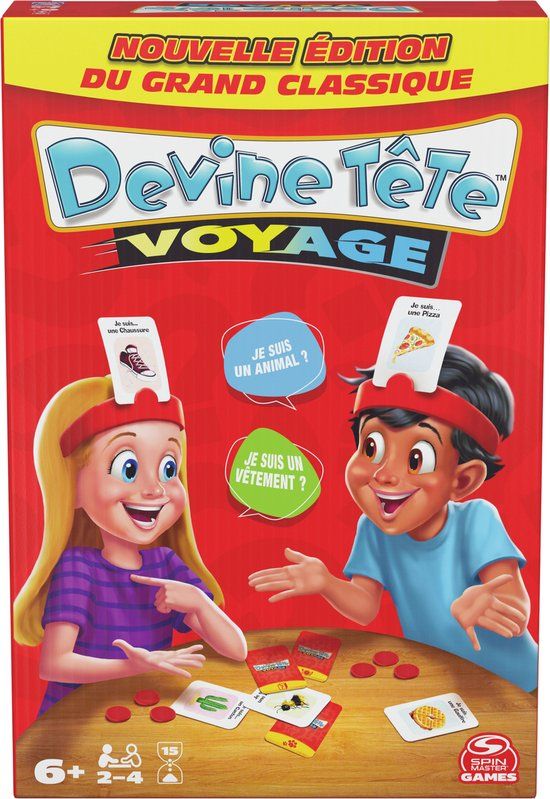 Spin Master Games Devine Tête Voyage
