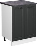 Vicco R-Line Keukenonderkast – 60 cm, WB Antraciet Antraciet landhuis