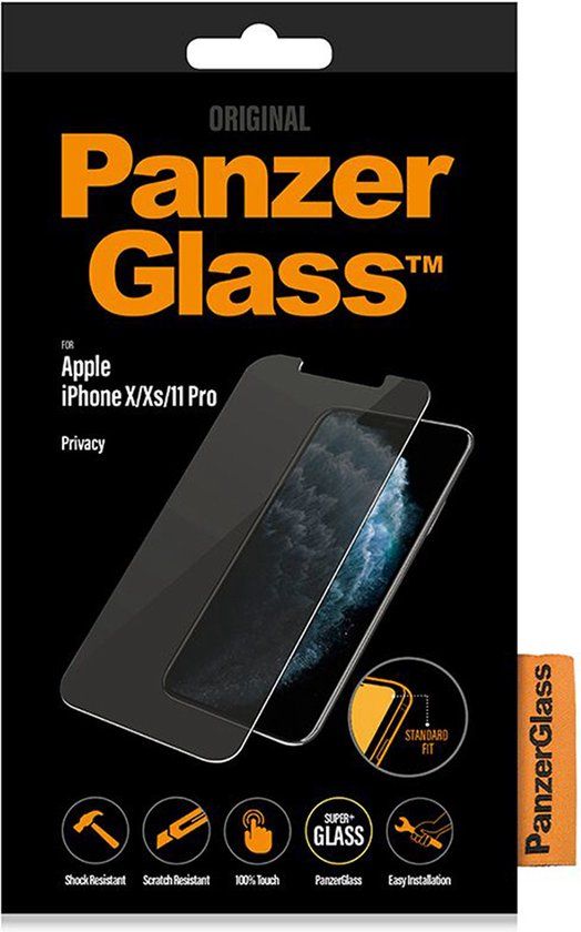 PanzerGlass Privacy Screen Protector for Apple iPhone X/Xs/11 Pro - Glass