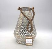 Lantaarn Metaal Goud P/Tea Light 29 cm 19