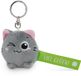 NICI Sleutelhanger kat "Veel succes!" groen 5cm