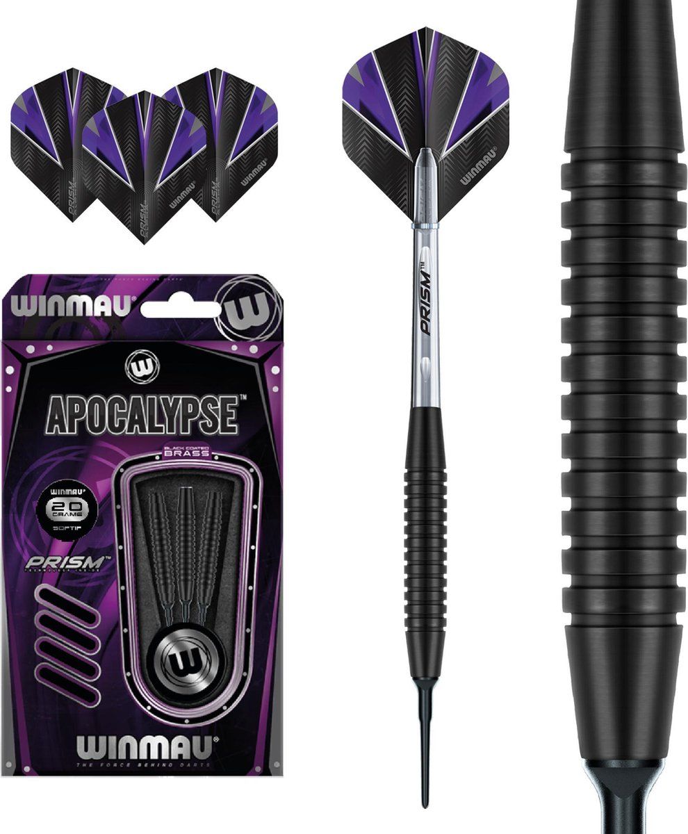 WINMAU Apocalypse 2 Brass Soft Tip Dartpijlen - 20 Gram
