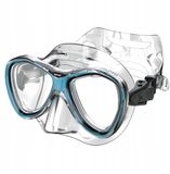 SEAC Capri Duikmasker - Transparant Siliconen, Lichtblauw
