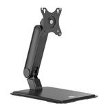 Maclean MC-989 Touchscreen-houder 17-32 inch, VESA 75 x 75/100 x 100, vrijstaand, kantelbaar, 180 graden draaibaar, in hoogte verstelbaar tot 8 kg, ergonomisch, stabiele monitorstandaard voor kantoor