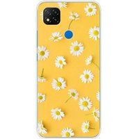 Xiaomi Redmi 9C Siliconen hoesje - ontwerp marguerittes