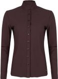 HelloTV Jane Lushka blouse U719AW110 new coffee lange mouw katoen bruin S