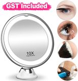 OEM Make-up spiegel met 10x vergroting en LED-licht, 360 graden draaibaar