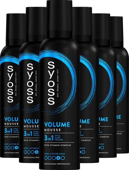 Syoss Volume Haarmousse 6x250 ml