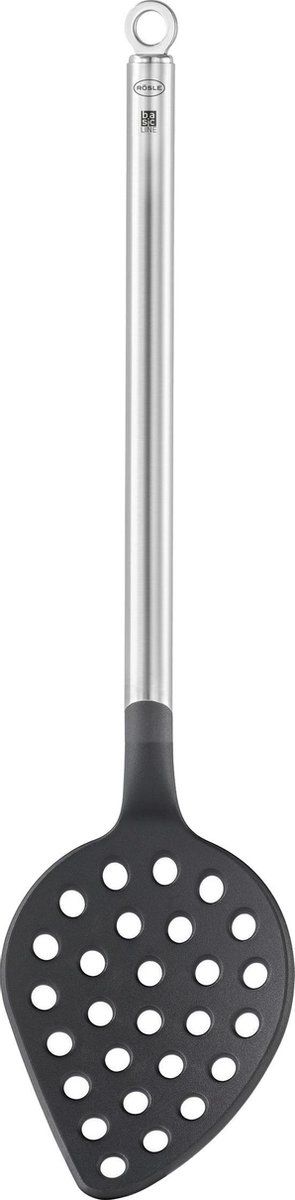 Rösle Schuimspaan Basic Line 32 Cm Rvs Zilver/zwart
