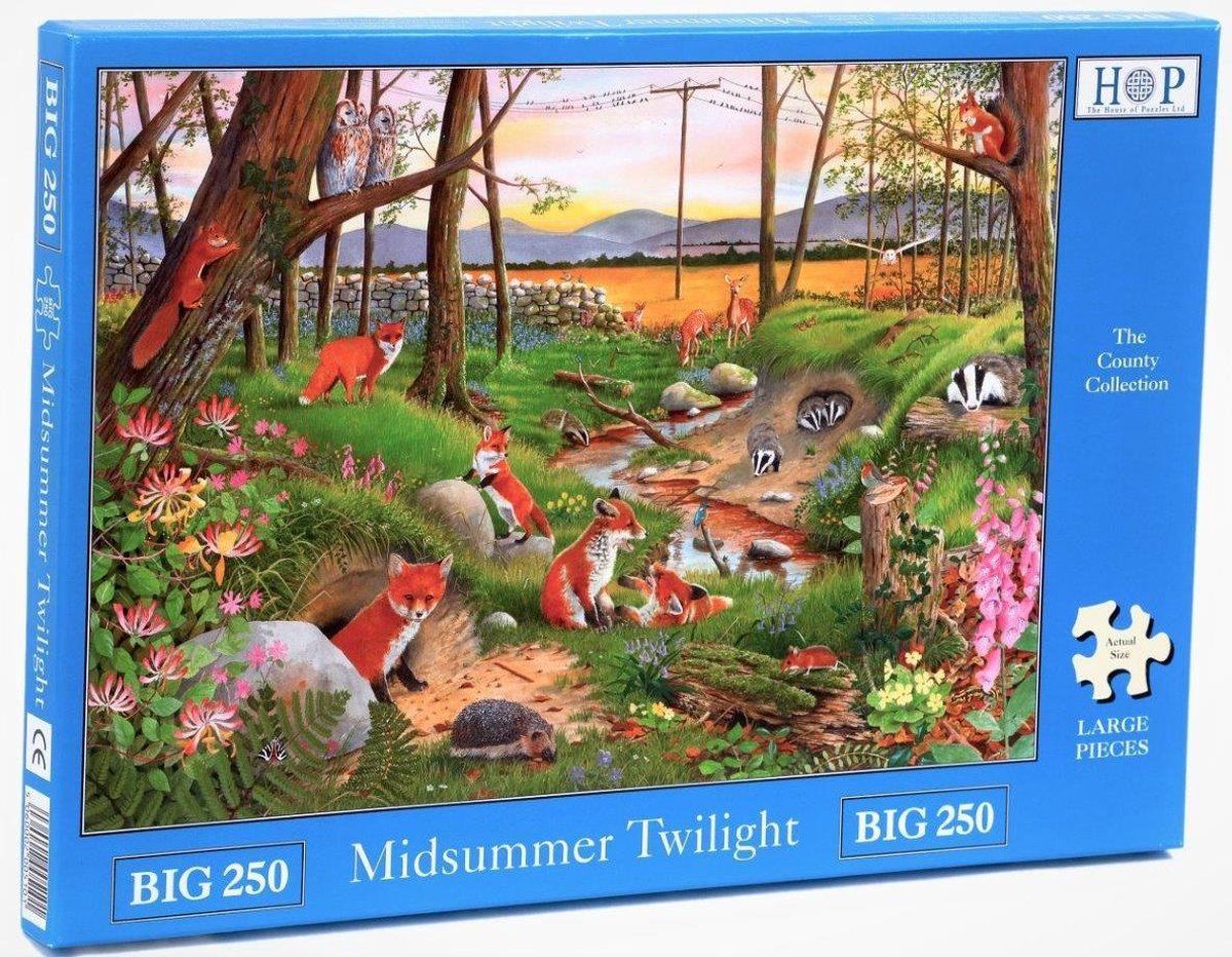 House Of Puzzles Midsummer Twilight Puzzel 250 XL stukjes - 5060002005101