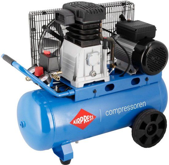 Airpress Compressor HL 340-50 | 10 bar | 3.0 pk/2.2 kW | 210 l/min | 50 l - Olie compressor