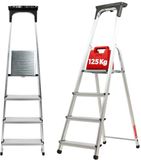 KADAX Aluminium vouwladder (4 treden) - 125 kg belastbaarheid