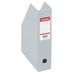 Esselte, tijdschriftenrek PVC, rugbreedte 7 cm, A4, grijs, 56008