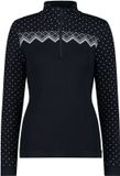 CMP Vrouwentrui Lange mouw Polyester Zwartblauw Maat L
