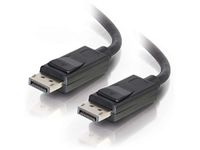 C2G 54400 DisplayPort-kabel met latches M/M, 8K UHD compatibel - digitale audio video, zwart (3 voet, 0,91 meter)