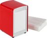 Merkloos Relaxdays servettenhouder retro - rood