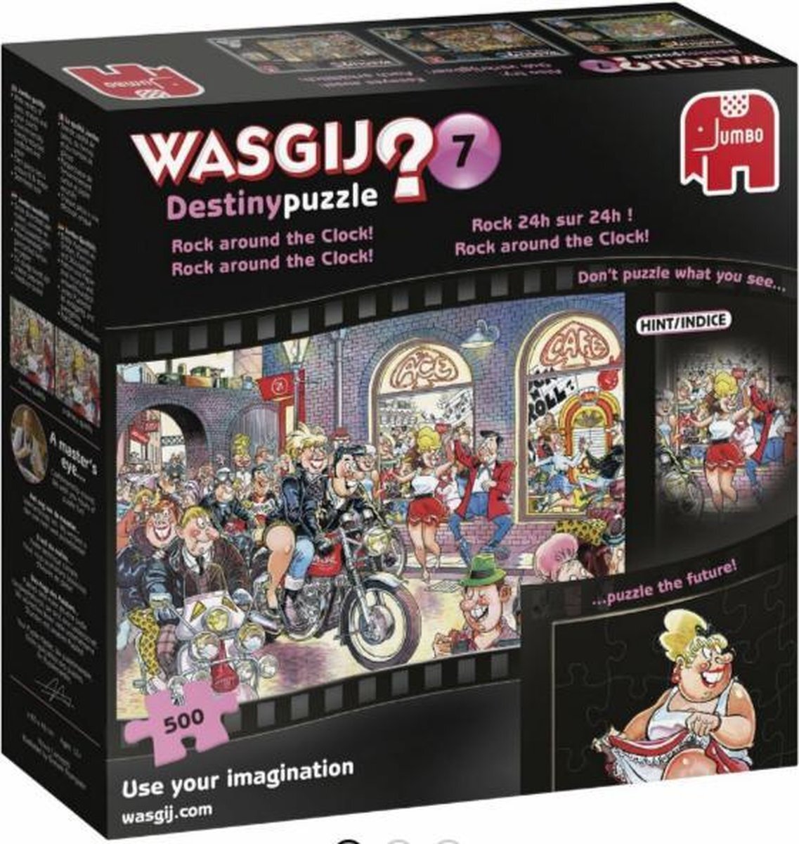 Wasgij Destiny 7 Rock Around The Clock puzzel - 500 Stukjes