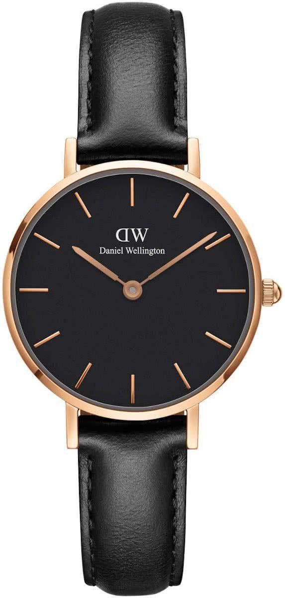 Daniel Wellington Petite Black Rose Gold Sheffield 28 mm - Roségoud