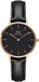 Daniel Wellington Petite Black Rose Gold Sheffield 28 mm - Or rose