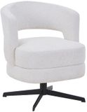 DÉJA Living Eetkamerstoel Lave - Beige - Draaibaar - Set van 2