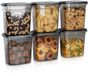 Vilde Boîte alimentaire avec couvercle 1,85 l 6 pièces - Gris