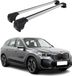 Omtec OMAC Dakdrager voor BMW iX1 U11 2022-2026, aluminium, 2 stangen, zilver