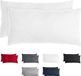 Komfortec Set van 2 Premium Kussenslopen 40x80 cm - Superzachte Kussenhoes – 100% - Geborsteld Mikrovezel 90g/m² - Wit