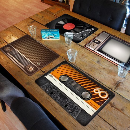 Mikamax - Retro Placemats - 4st