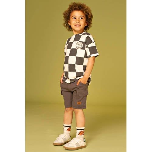 Stains&Stories sweatshort antraciet