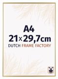 Dutch Frame Factory Fotolijst A4 21x29,7 cm - Kunststof - Goud
