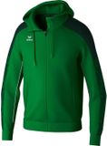 Erima Evo Star Trainingsjack Met Capuchon Kinderen - Groen | Maat: 140