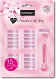 Sence Scheermesjes Triple Blades SS 15+ 4 stuks