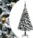 vidaXL Sapin de Noël artificiel avec 150 LED Blanc 150 cm