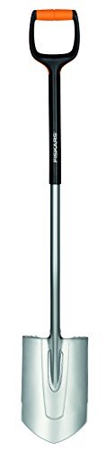 Fiskars Xact tuinspade spits L, lengte-120 cm, Zilver