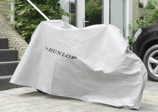 Dunlop Universele fietshoes - waterafstotend & UV-bestendig - 210 x 110 cm - zilver