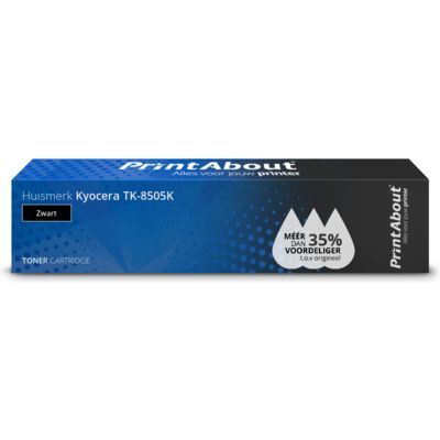 PrintAbout Huismerk Kyocera TK-8505K Toner Zwart
