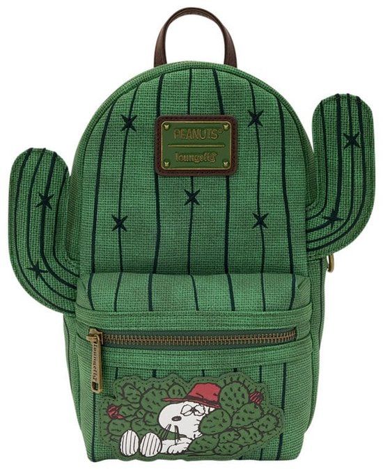 Peanuts Loungefly Peanuts Spike Desert Cactus Crossbody Bag
