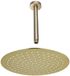 FortiFura Calvi Hoofddouche - 25cm - Rond - Messing Geborsteld (Goud)