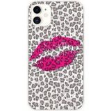 1001 coques Apple iPhone 11 chat a lunette bedrukt siliconen hoesje