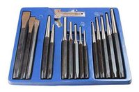 US PRO b2071 16st Punch & Beitel Set, Zwart