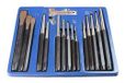 US PRO b2071 16st Punch & Beitel Set, Zwart