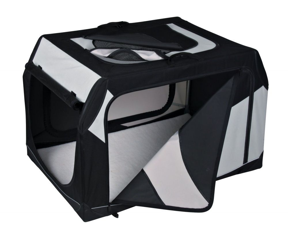 TRIXIE Vario - Transportbox - Zwart/Grijs - 99 x 65 x 71 cm