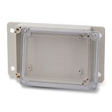 EDI-TRONIC ABS Kunststof Lege Behuizing Transparant 115x85x35mm Industriële Behuizing IP66 Incl. Afdichting, Schroeven En Montagemateriaal
