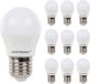 HOFTRONIC Voordeelverpakking 10x E27 LED Lampen - 4,8 Watt 470lm - 4000K Neutraal Wit Licht
