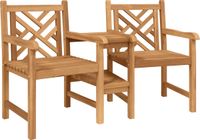vidaXL - Jardin - Chaise d'extérieur - 152 x 63 x 89 cm - Teck massif